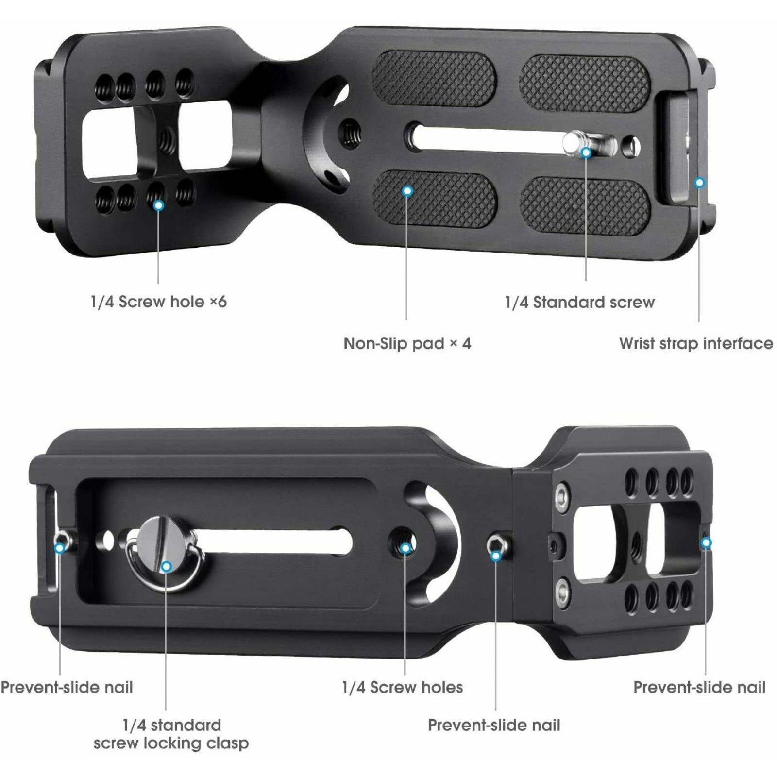 Camera L Bracket Vertical Horizontal Switching Tripod Head Quick Release Plate a