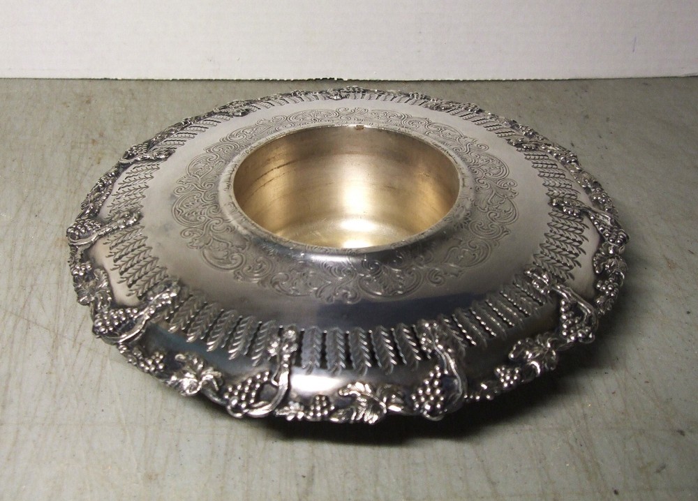 Unique Victorian Hallmarked Silver Wine Bottle Caddy Holder Coaster