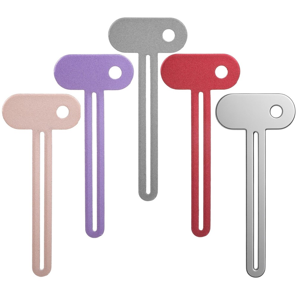 Sibba 5 PCS Toothpaste Squeezer Dispenser Silver, Red, Purple, Gold, Gray