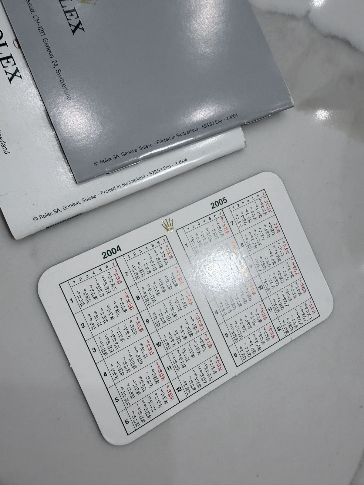 Authentic Rolex Submariner Booklet Anchor SET 16610 16613 14060 16618 2004-2005