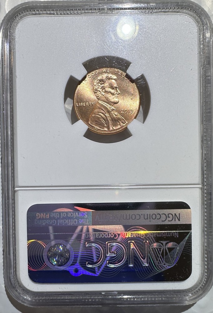 2019 P Lincoln Shield Cent NGC MS66RD