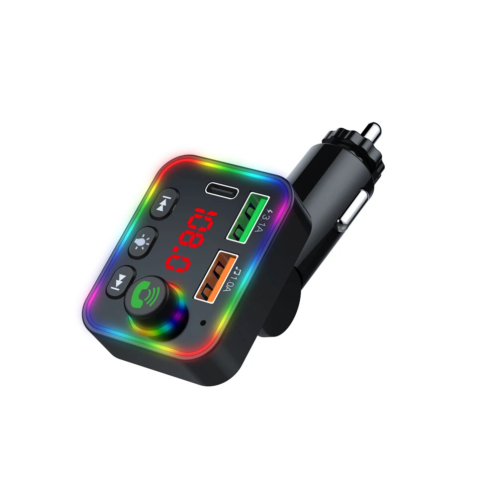 Car Wireless Bluetooth 5.0 FM Transmitter MP3 Player USB3.1A Car Charger U Disk