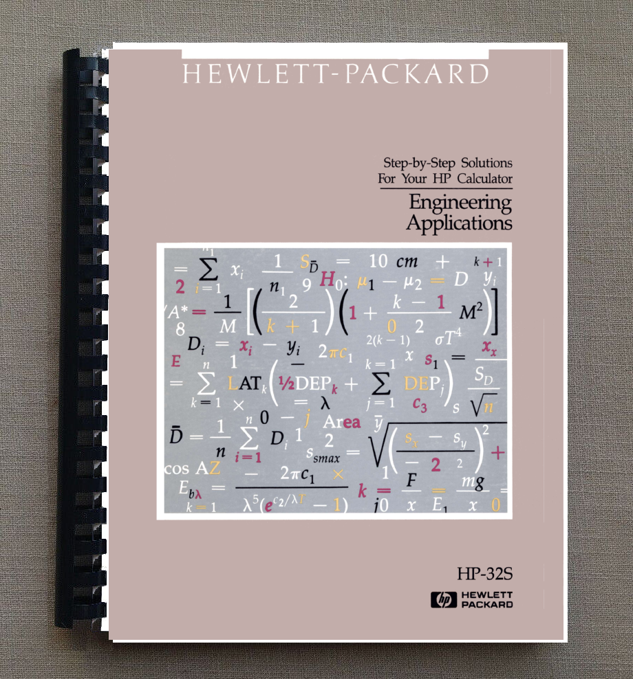 Manual for HP 32S calculator, Step-by-Step Solutions: Engineering Applications