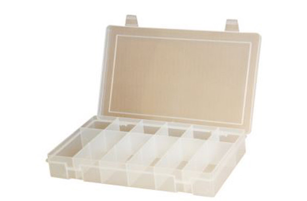 12 Offset Compartment Small Plastic Storage Box