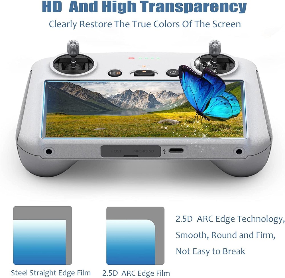 2PCS Mini 4&3 Pro Screen Protector for DJI RC Remote Controller Accessories