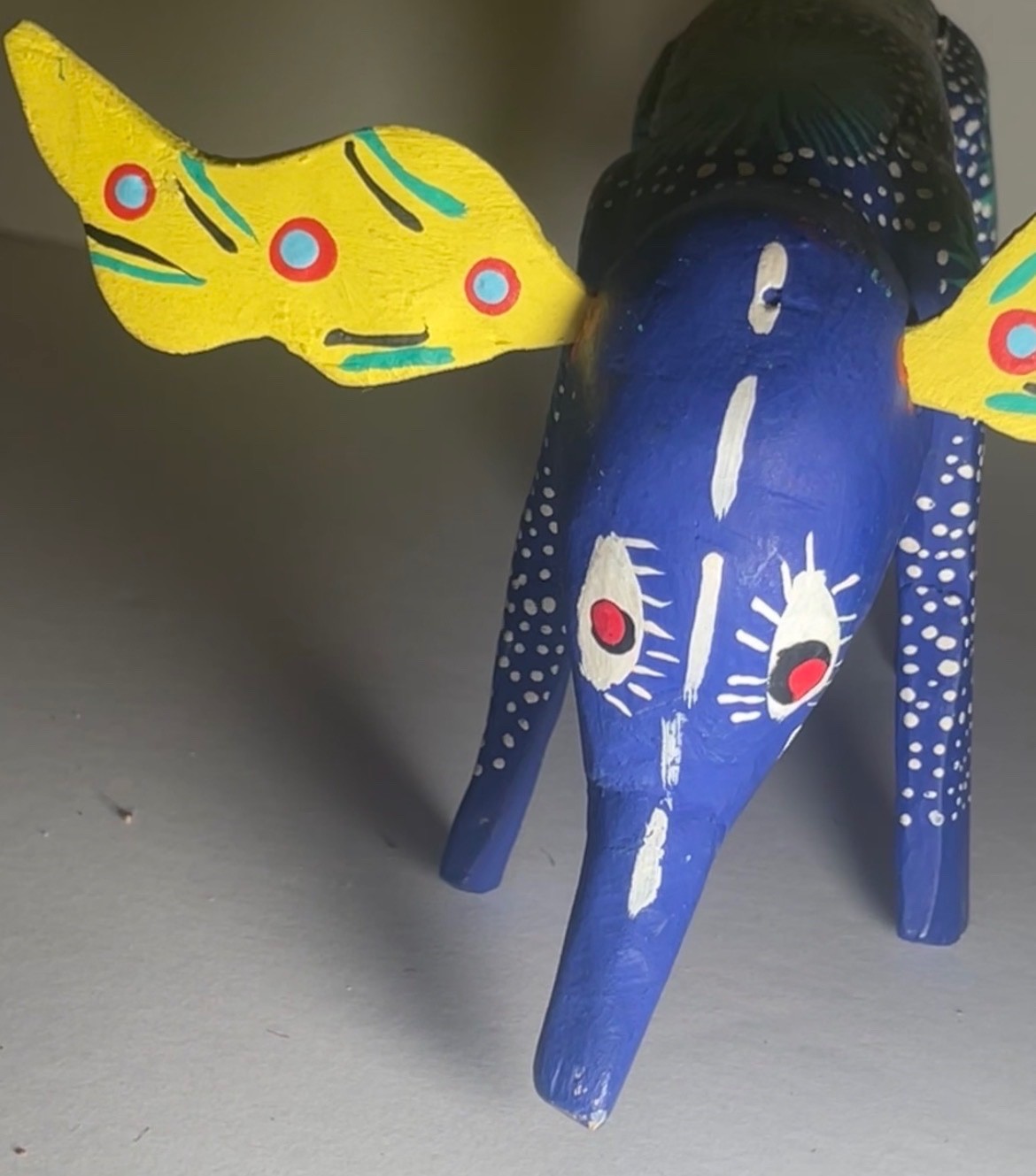 Manuel Jimenez~Oaxaca Alebrije Wood Animal Carving! Rare Early Piece of His!