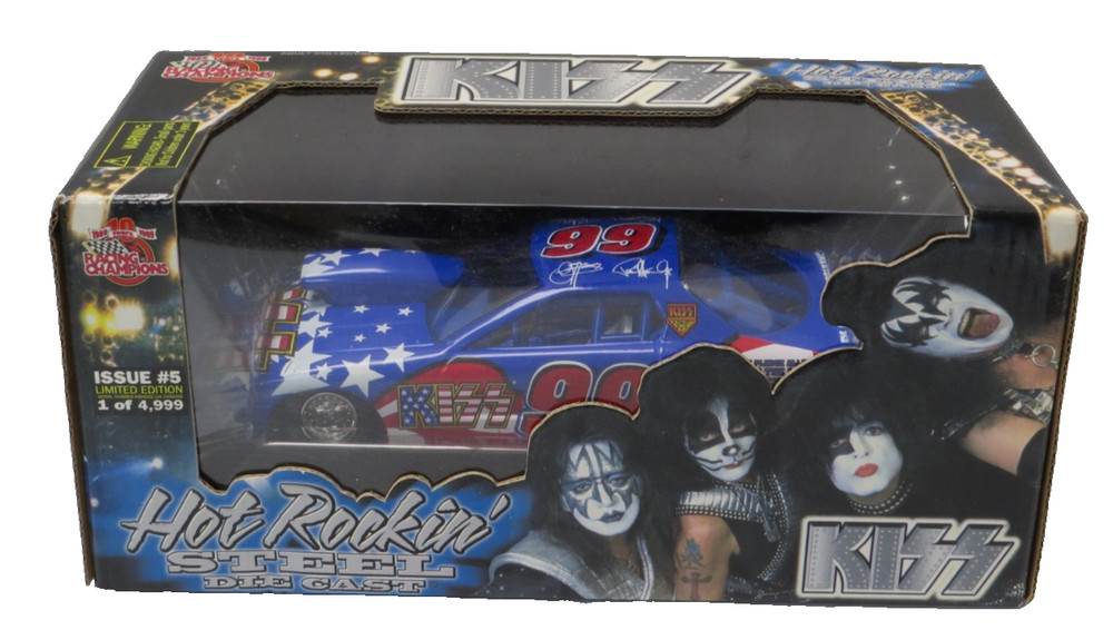 KISS HOT ROCKING DIE CAST CAR #5 ONLY 1 OF 4,999 IN BOX FROM 1998
