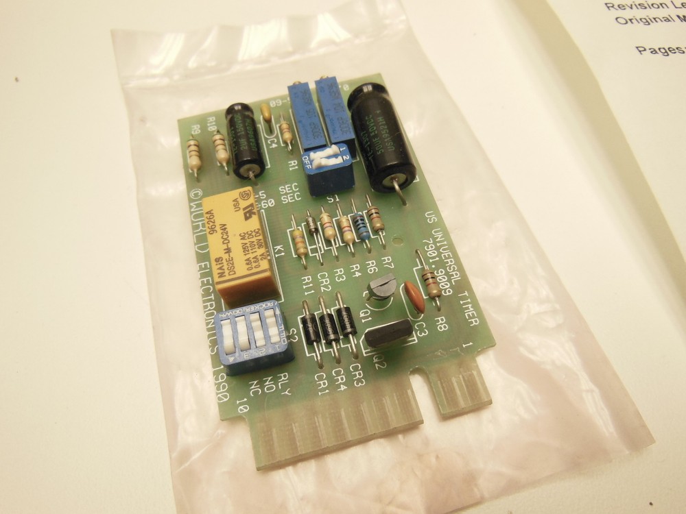 World Electronics 7901.9009 Edge Card Timer 145-05064-302