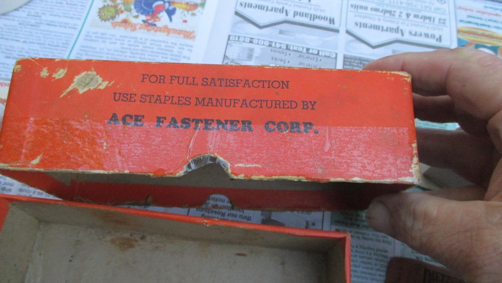 Vintage Pilot Stapling Machine Stapler Model 402 PLUS