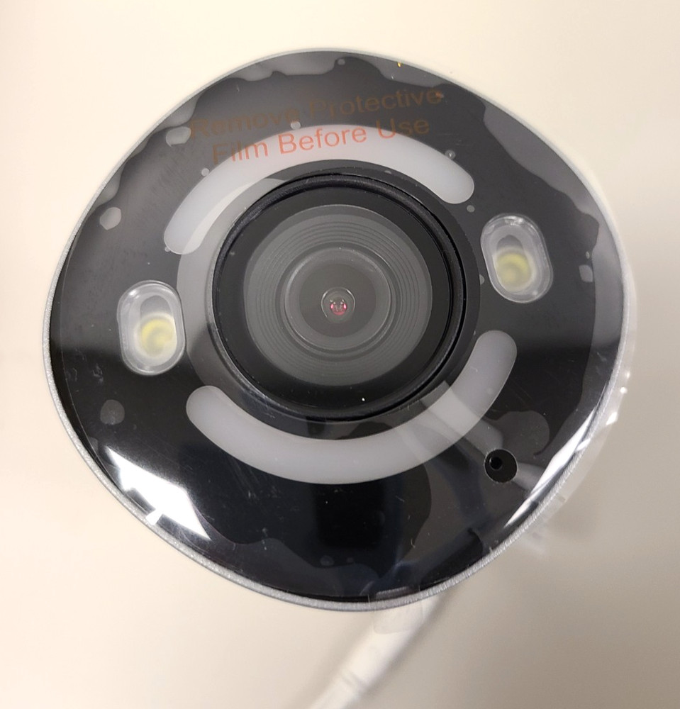 Lorex E895AB 4K 8MP Deterrence Bullet AI PoE IP Wired Add-On Security Camera