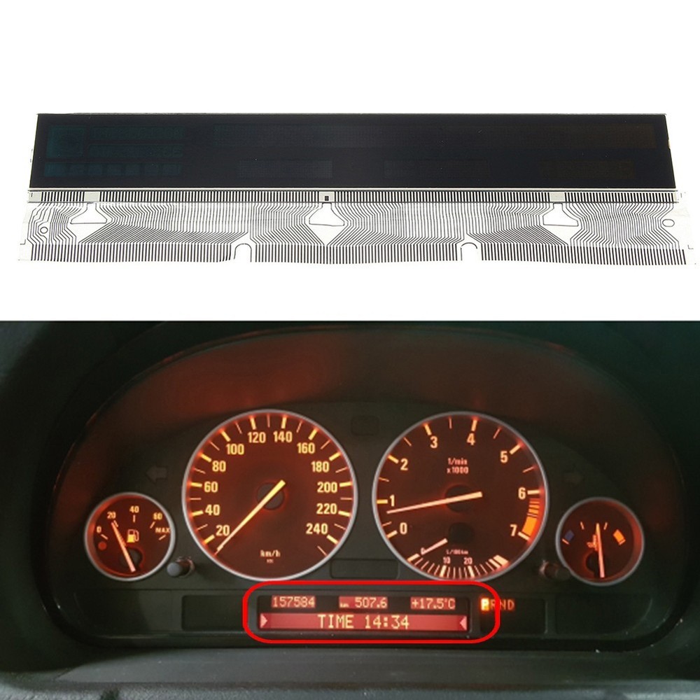 LCD Display for BMW E38 E39 E53 Dashboard Instrument Cluster Pixel Repairing