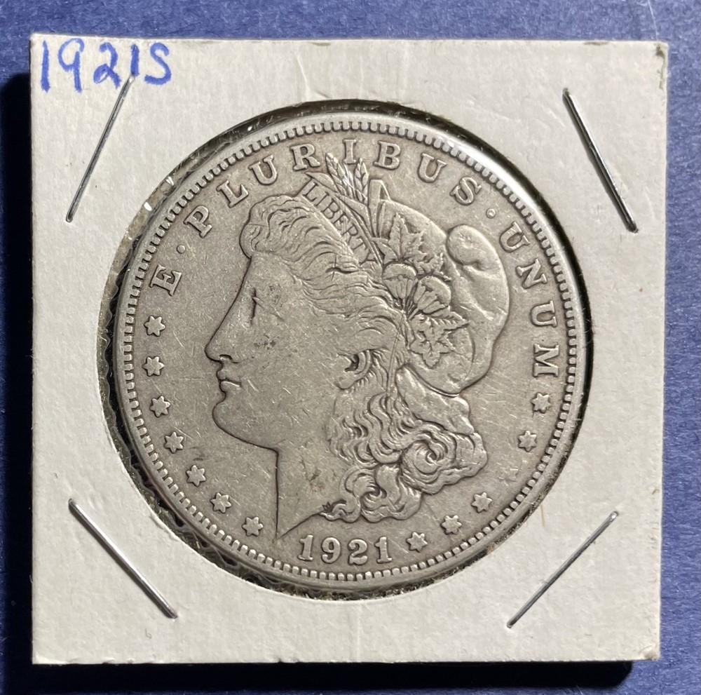 1921 S Morgan Silver Dollar $1