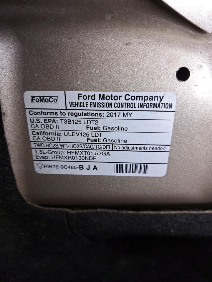 2017 Escape Amplifier Sku#4348878