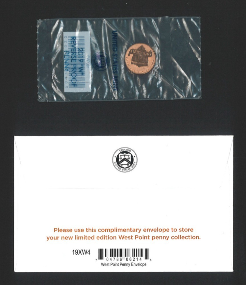 2019 W Lincoln Shield Cent Gem Deep Cameo Reverse Proof with Original Packaging