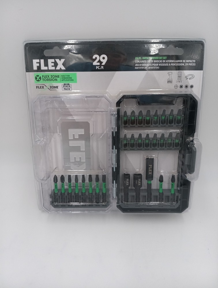 FLEX STACK PACK 1/4-in Impact Driver Bit (29-Piece)