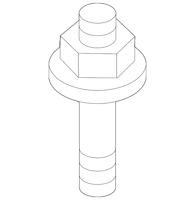 Genuine Audi Mount Bracket Mount Bolt N-910-614-01