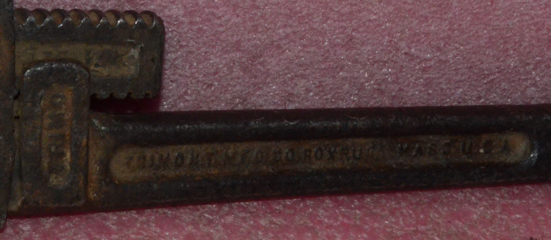 3 Vintage Pipe Wrenches USA MADE.