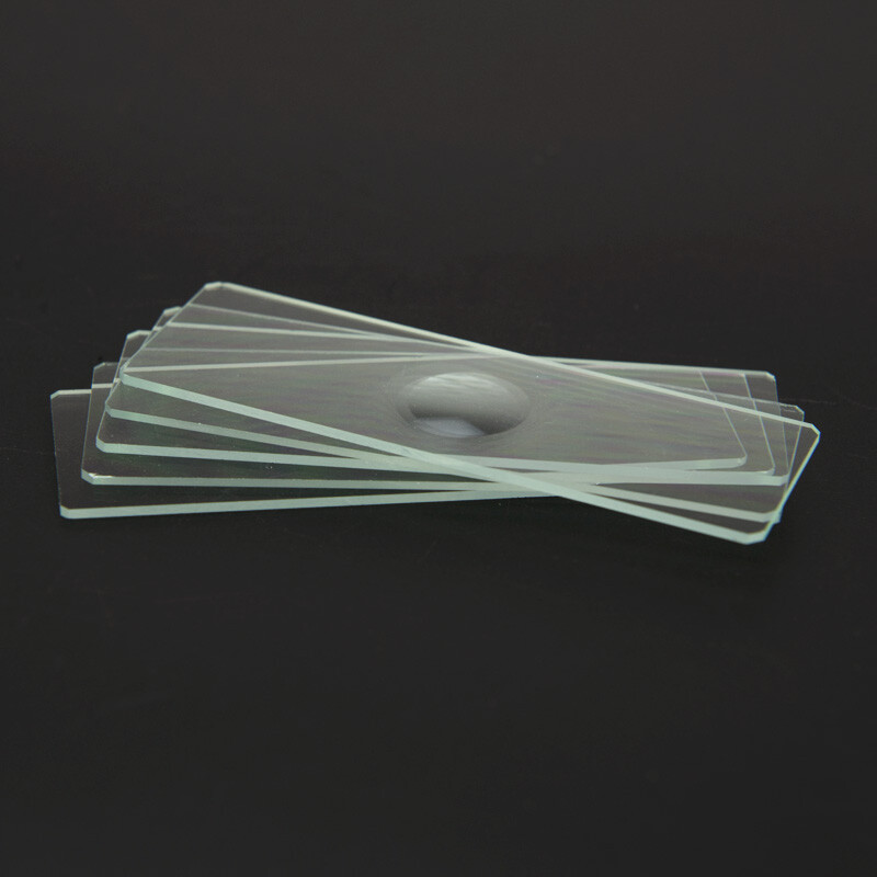 Reusable Laboratorial Single Concave Liquid Blank Microscope Glass Slides 5pcs