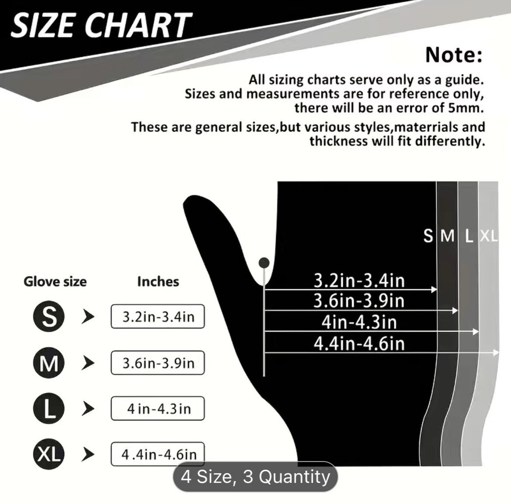 X-large Disposable Rubber Gloves