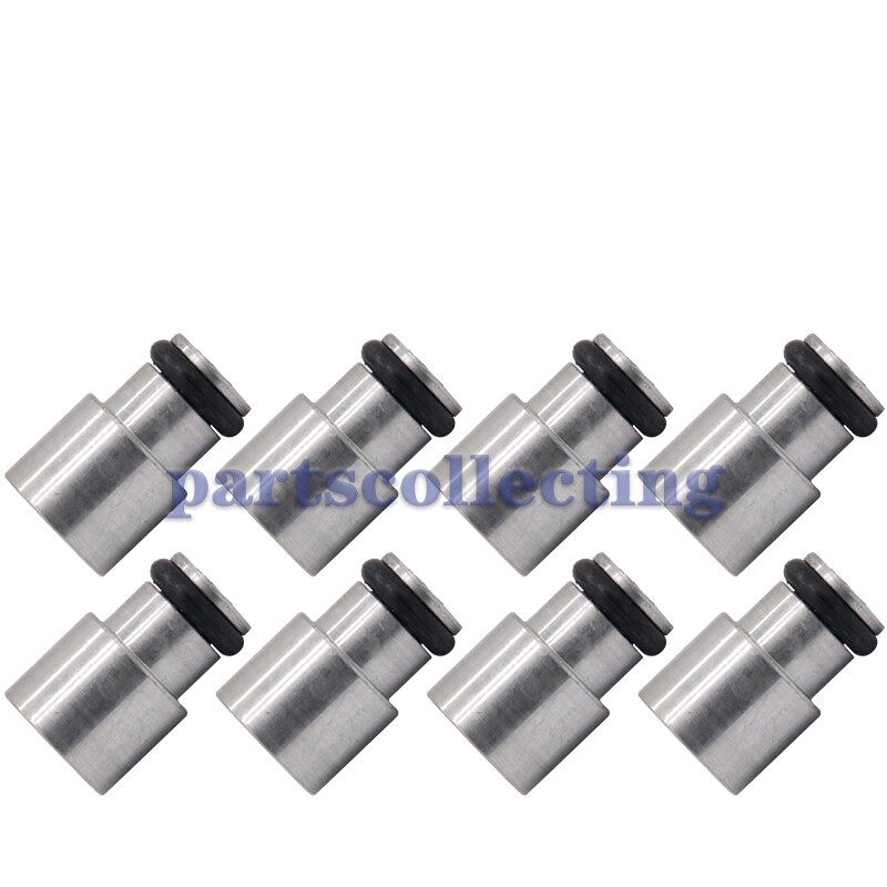 For LS3 / LS7 / LS9 / L76 To LS1 LS2 8PCS Short Fuel Injector Adapter Spacer New