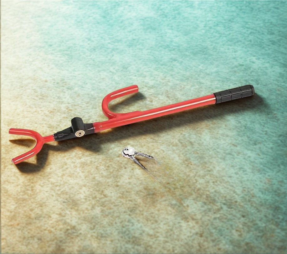 Steering Wheel Lock Heavy Duty Antitheft Device Car Security Lock With 2 Keys