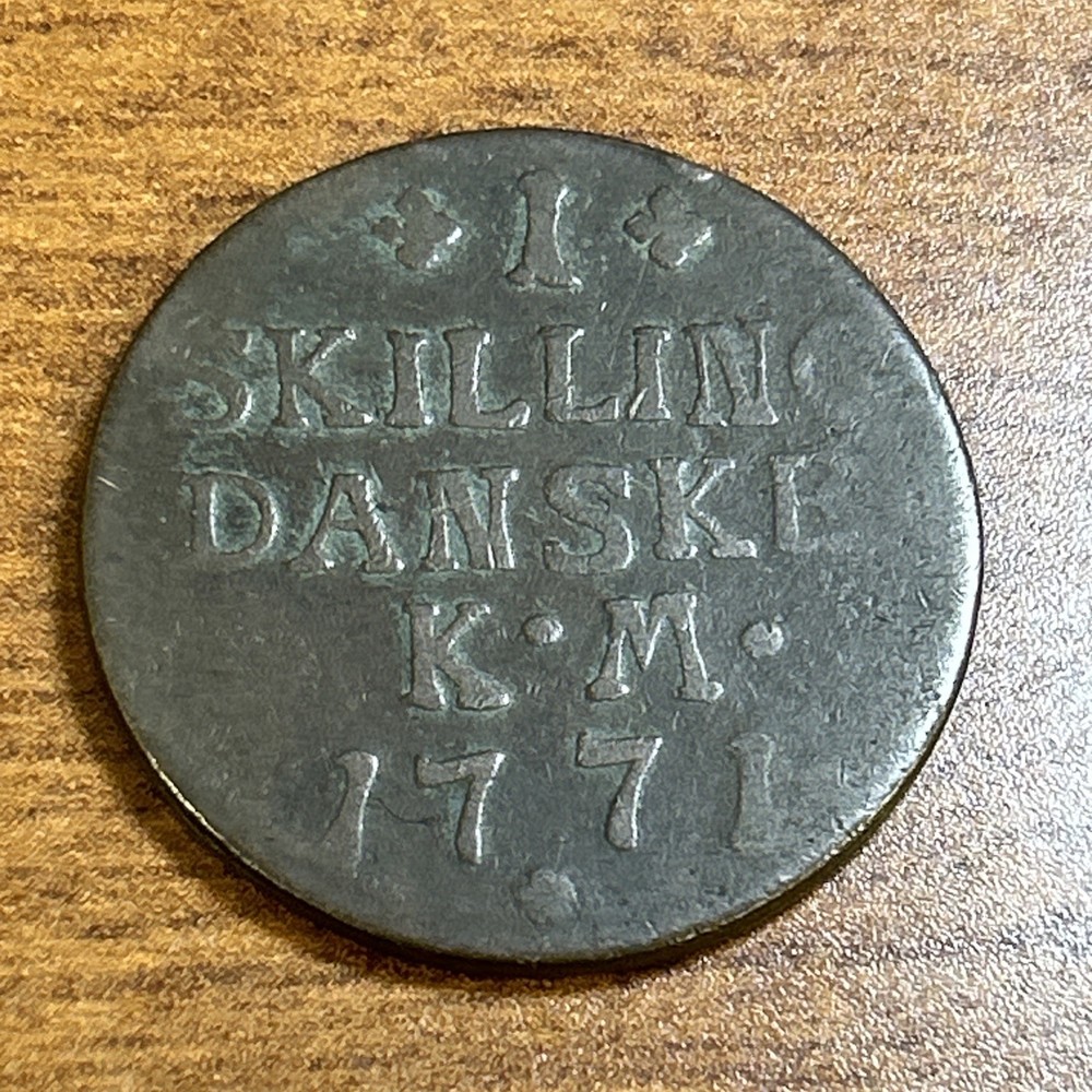 1771 Denmark 1 Skilling Danske