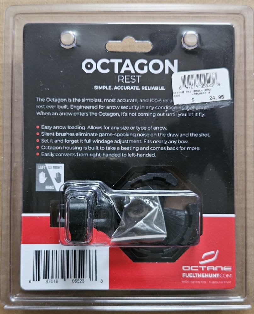 OCTANE Octagon Brush Arrow Rest