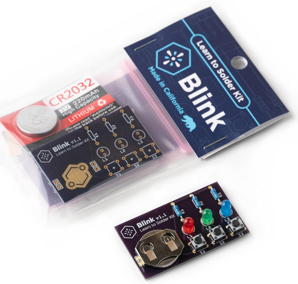 Blink LED Soldering Kit | DIY Electronics Projects for Beginners | Practice for