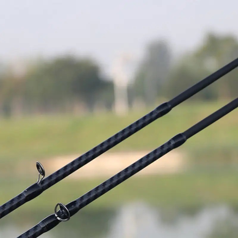 1PC Carbon Fiber Fishing Rod M Power 70.86in Light Wood Handle All Water