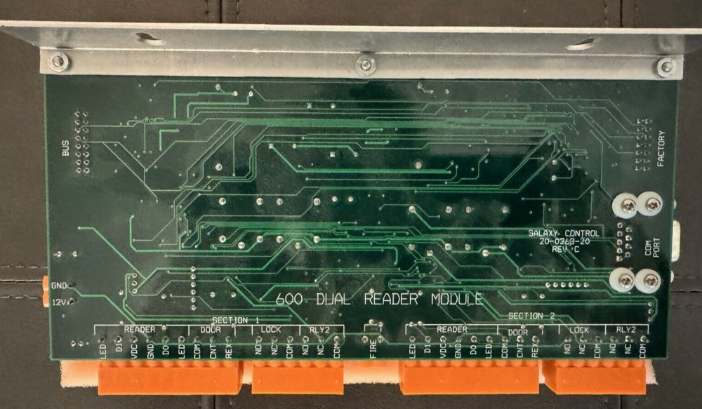 Galaxy 600 Dual Reader Module, 20-263-20, Rev C