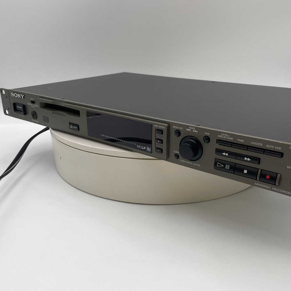 SONY MDS-E12 Professional MD LP Recorder Player Great Condition Working