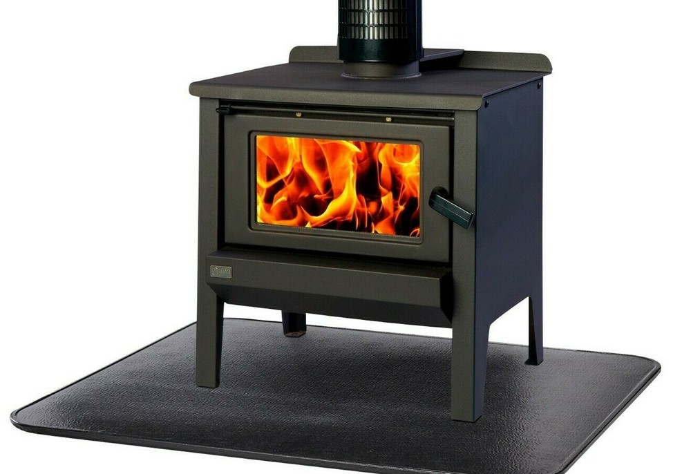 Hearth Extender, 18" X 48", Black