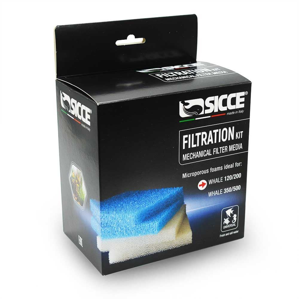 Whale 120/200 Filter Sponge Kit - Sicce