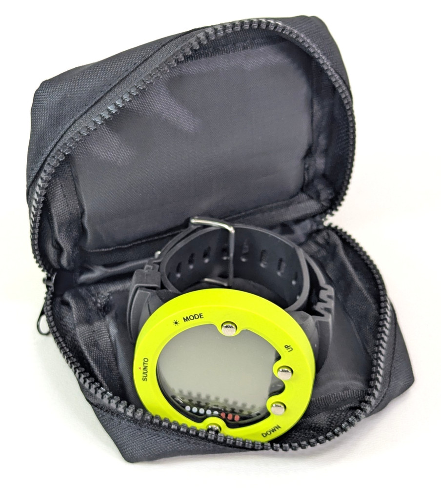 Suunto Soft Bag Padded Pouch Case Scuba Dive Computer Zippered Protector