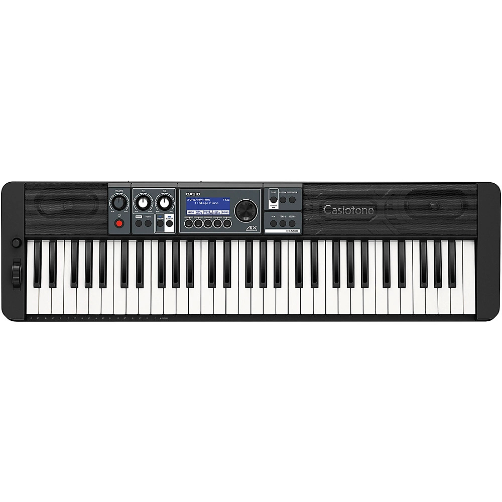 Casio Casiotone CT-S500 61-Key Portable Keyboard Essentials Bundle