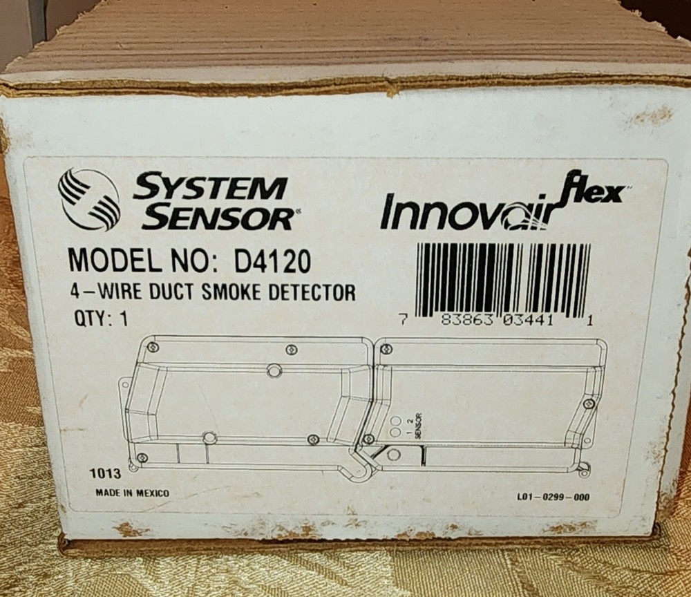 System Sensor InnovairFlex D4120 4-Wire Duct Smoke Detector MISSING LEFT PANEL