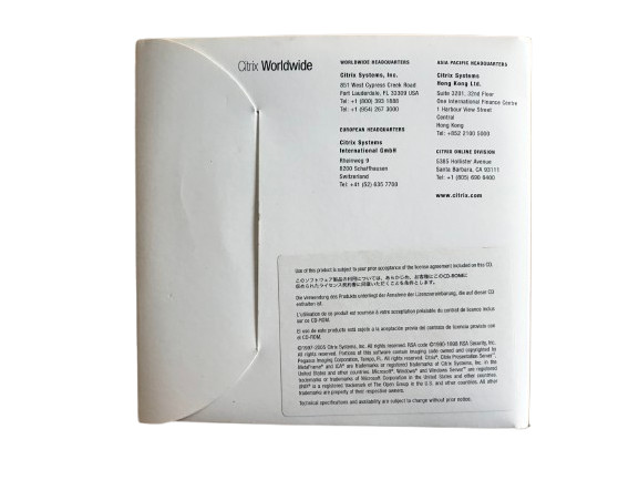 CITRIX Presentation Server 4.0 Software/Microsoft WindowsServer 2003 x64 Edition