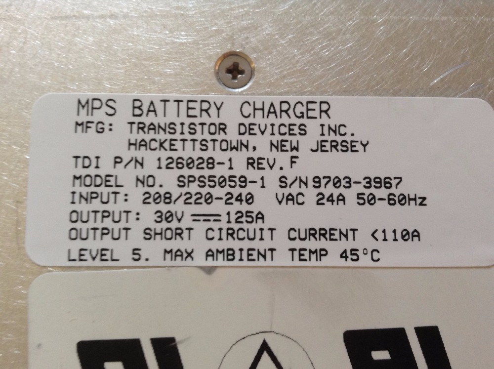 TPS SPS5059-1 AC DC Rectifier 126028