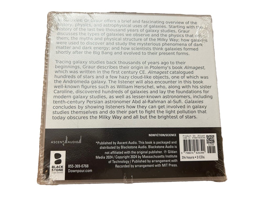 Galaxies Or Graur : New Sealed CD Audiobook