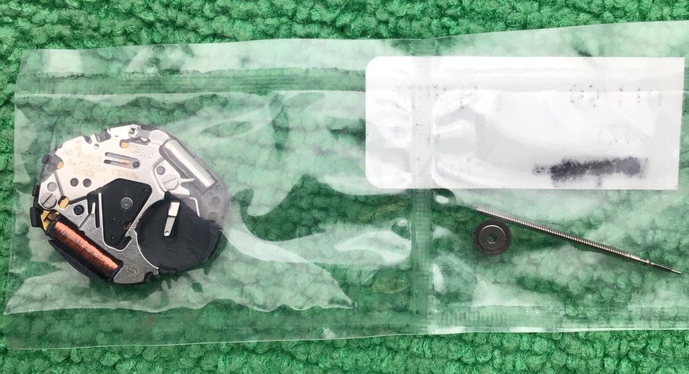Seiko VX50E Replacement Quartz Watch Movement With Stem, NOS