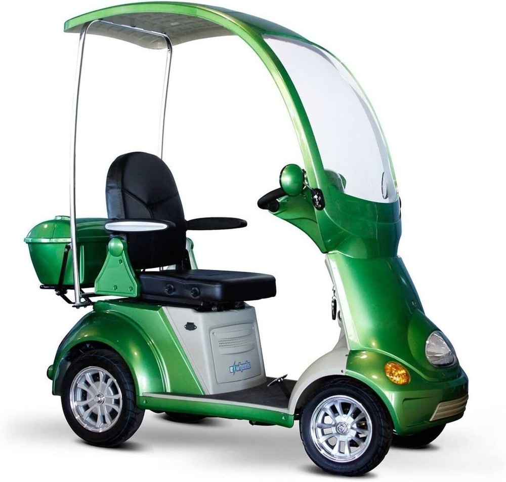Mobility Scooter with Canopy Color: Green
