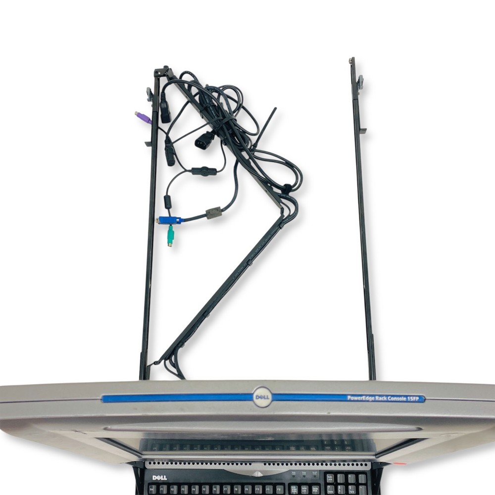 Dell PowerEdge 15FP 15" LCD Rackmount Console KVM with Keyboard