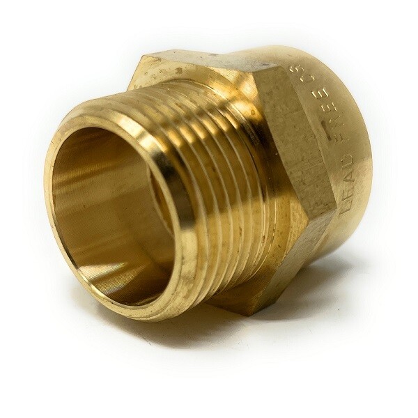 G Thread (Metric BSPP) Male to NPT Female Adapter - Lead-Free (1" x 1")