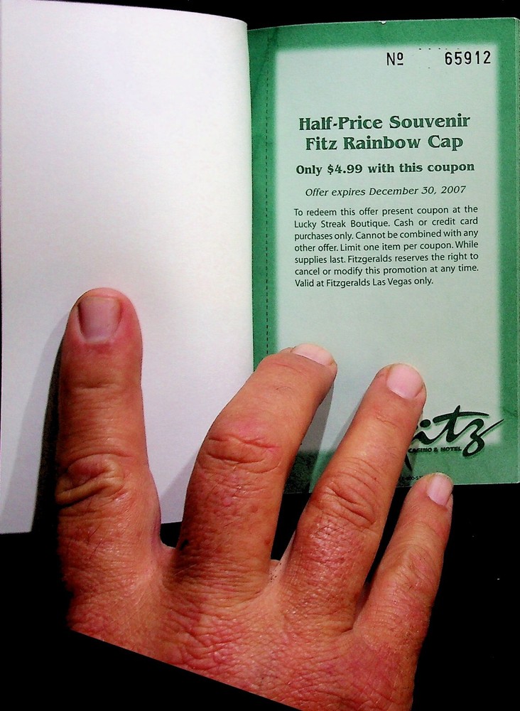 Fitzgeralds Casino & Hotel bonus book