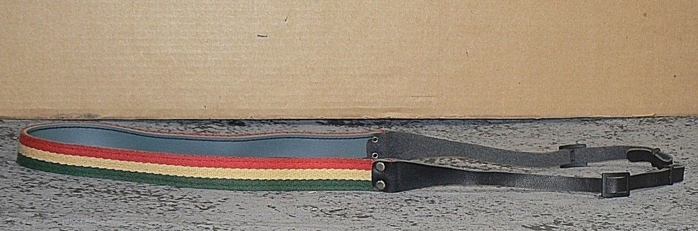 Very Nice Green Red and Off-White Camera Strap Lt110