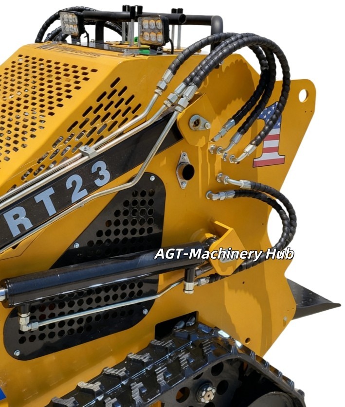 AGT CRT23 Mini Skid Steer Loader 3 Pump 3 Valves 23HP V-Twin RATO Engine