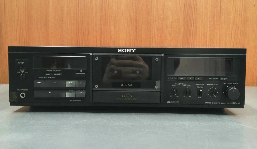 Sony TC-K333ESX 3-Head Cassette Deck Operation Confirmed Maintained