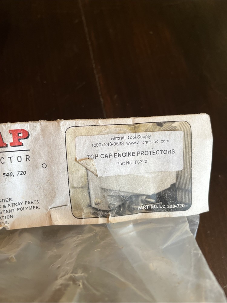 Topcap Tc320 Lycoming Continental Engine Protector 3 Pack Kit Overhaul