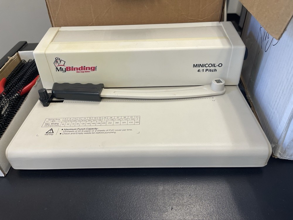 Mybinding Machine Minicoil R 4:1 Pitch