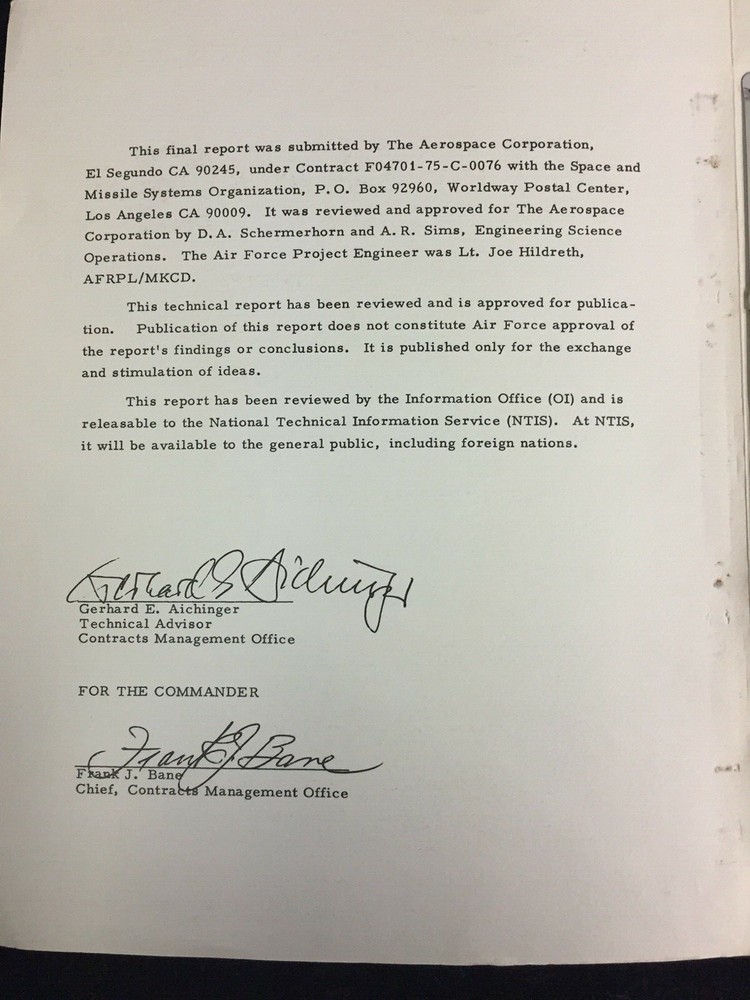 1976 GENERALIZED TRAJECTORY SIMULATION VOLUME IV: NUMERICAL OPERATORS, FOR USAF